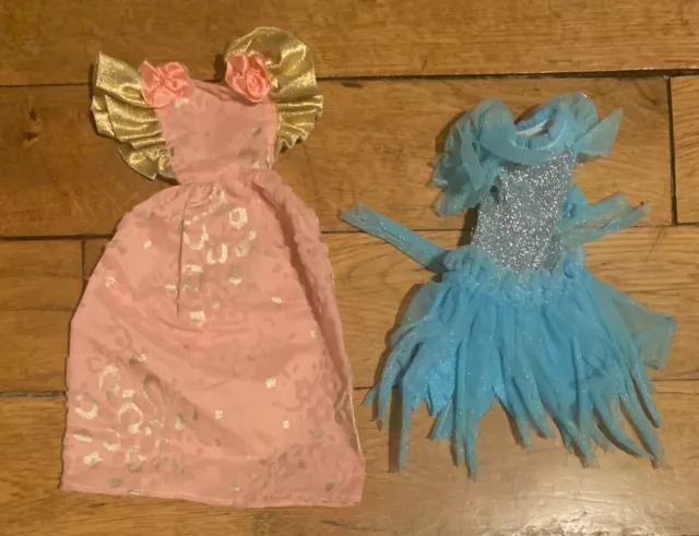 Lot de 2 robes pour poupée mannequin Darling de Famosa - Années 80