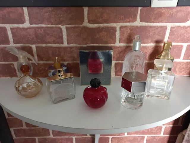 lot de 10 flacons de parfum vide lot N°2