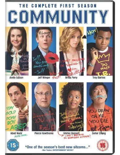 Community: The Complete First Season DVD (2011) Joel McHale cert 15 4 discs