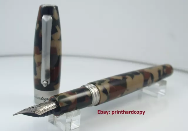 Nueva pluma estilográfica de camuflaje Montegrappa Fortuna hermosa