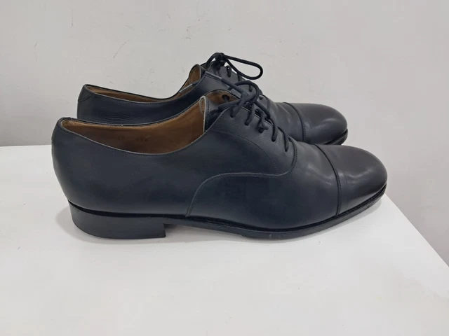 Angelo Galasso Black Leather Cap Toe Kiltie Loafer Angelo Galasso Rubber Soled Black Leather Cap Toe Kiltie  main image 4