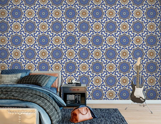 3D TILE PATTERN Style G7159 Wallpaper Wall Murals Removable Self ...