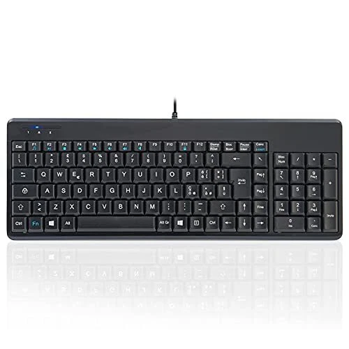 Perixx PERIBOARD-220U Clavier USB filaire pour ordinateur disposition italien...