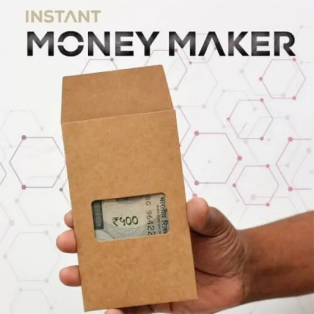 Close Instant Money Maker Gimmick Magic Props Envelope Magic Tricks  For Adults