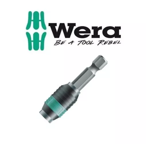 WERA 50mm Rapidaptor Quick-Release Universal 1/4" Magnetic Bit Holder 073421