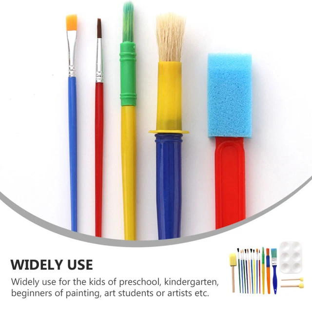 Pack De 8 Pinceles De Esponja Baker Ross De 4 Cm De Diámetro, Formas Surtidas, Para Pintar Con Niños En Papel, Tela Y Madera, Ideales Para Manualidades Escolares