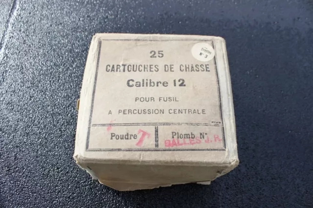 Ancienne Boite carton de Collection Chasse Chasseur Collectionneur Ancien