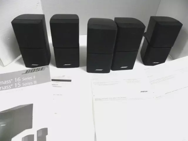Trunk bibliotek civile prototype BOSE ACOUSTIMASS 15 Series II Home Theater Speaker System - COMPLETE Black  $355.00 - PicClick