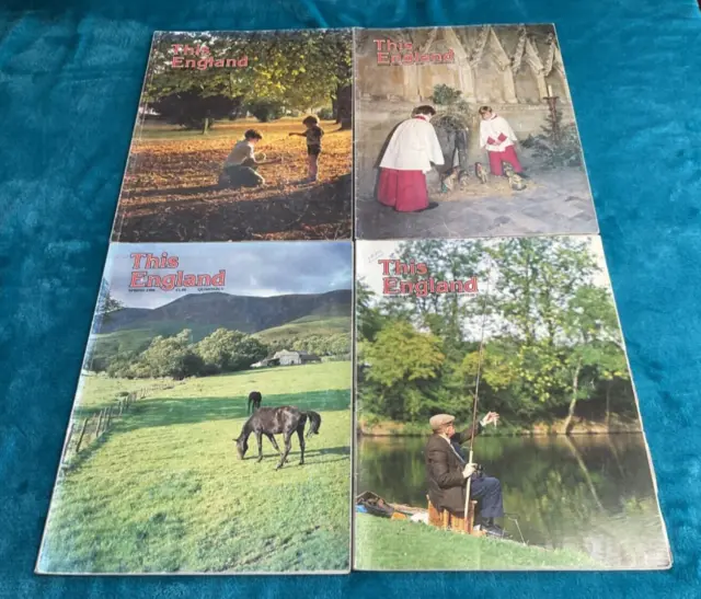 This England Magazine Bundle Year 1986 Spring Summer Autumn Winter  x4