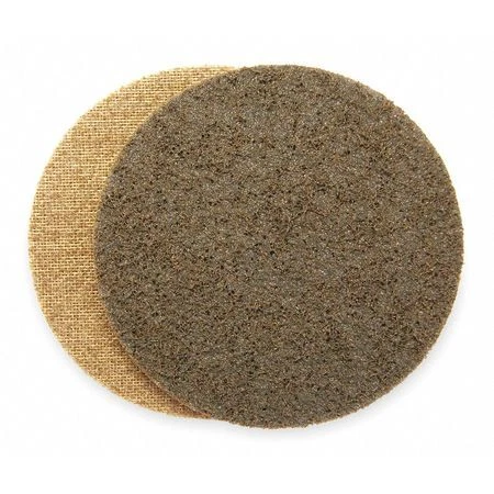 Arc Abrasives 62013 Hook/Loop Disc,No Hole,4-1/2 In.,Crs