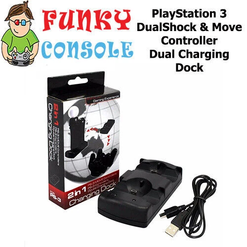 PLAYSTATION 3 WIRELESS DualShock Move Controller Dual Charging Stand