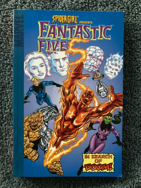 Spider-Girl Presents FANTASTIC FIVE 5 In Search of Doom Marvel Book Unopened