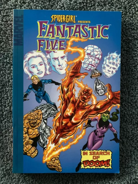 Super-Girl Presents FANTASTIC FIVE 5 In Search of Doom Marvel Book Unopened