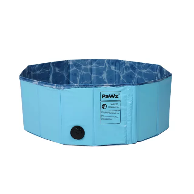 Pawz Dog Pool Folding Puppy Splash Bath Portable Paddling Indoor All seasons Use