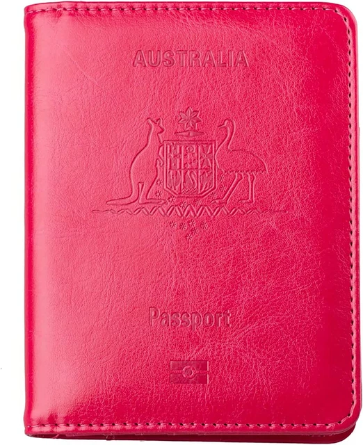 Passport Holder Travel Bag Cover Case, Tunghey PU Leather RFID Blocking Trave...