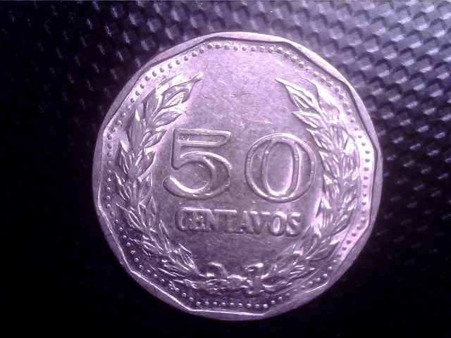 Colombia     50 Centavos  1974         Sept21