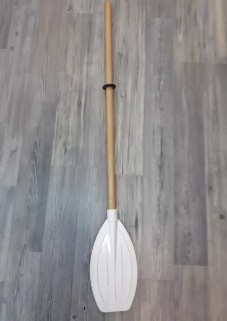 Coppia Remi Pagaia In Legno Lunghezza 100 Cm Sport Barca Canoa Kayak Gonfiabile 3