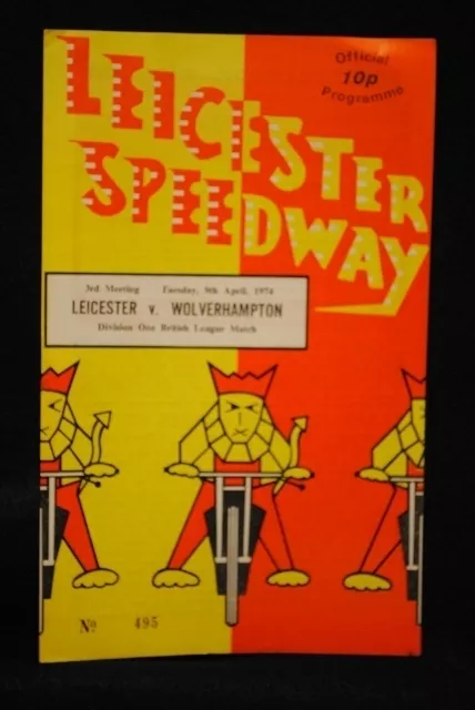 SPEEDWAY - Leicester Lions vs Wolverhampton 9 Apr 1974