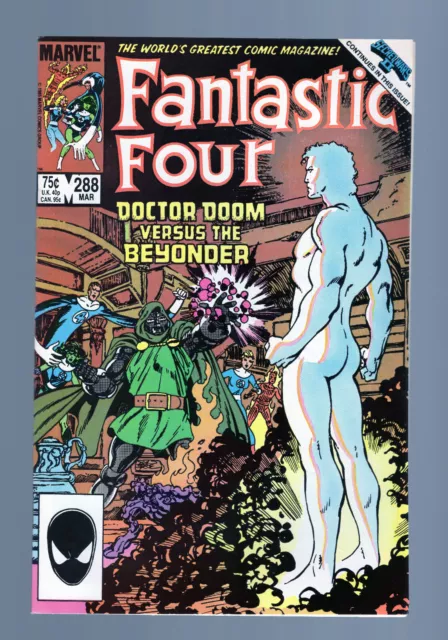 Fantastic Four #288 - John Byrne Cover, Interior Art and Story. (9.2) 1986