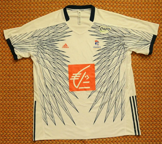 France, Mens Handball Away Jersey by Adidas