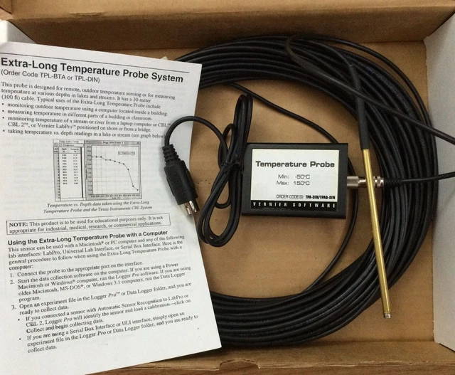 VERNIER TPLDIN EXTRA Long Temperature Probe 7.77 PicClick