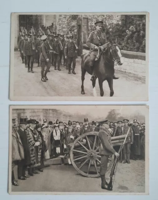 1914 to 1918 WW1 Welsh Guard military postcards x 2 + VAT