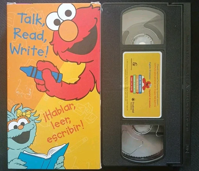 SESAME STREET TALK, Read, Write Vhs £21.42 - PicClick UK