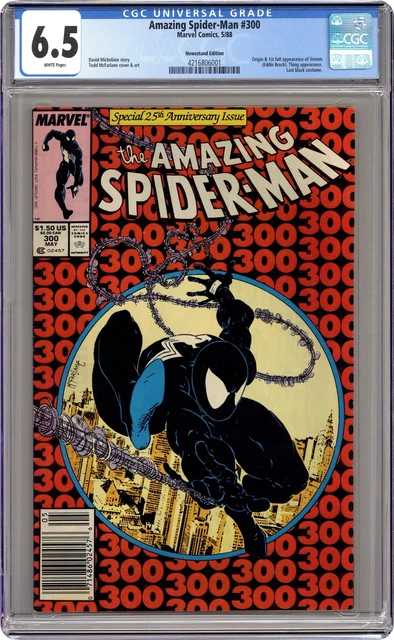 Amazing Spider-Man #300 CGC 6.5 Newsstand 1988 4216806001 1st full app. Venom