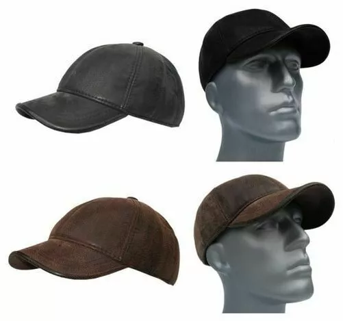 Cool4 Hommes Vintage Imitation Cuir Casquette Baseball Trucker Cap WBASE04