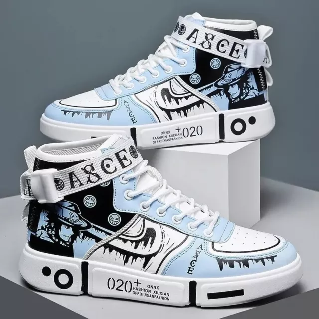 Scarpe anime style da uomo di alta qualità nuove scarpe Casual alte adolescenti