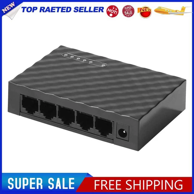 SWITCH 10/100/1000MBPS RJ45 Desktop Ethernet Network Switch HUB with ...