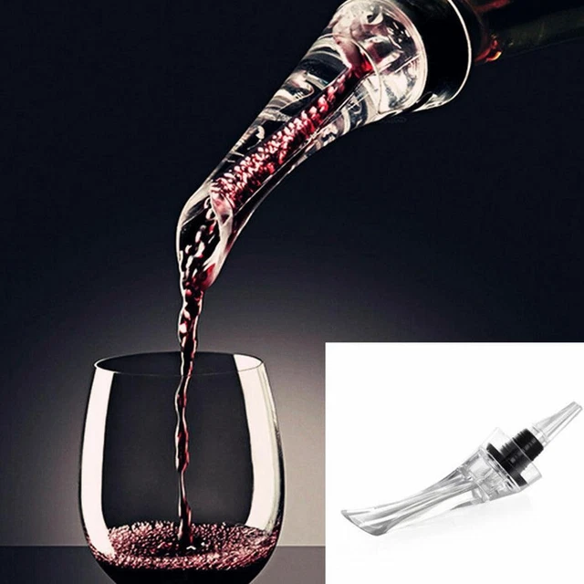 Decantador aireador botella de vino tinto barra de aireación hazlo tú mismo vertidos B5P6