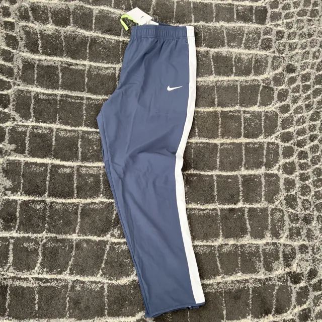 NWT Men's NikeCourt Advantage Tennis Pants Blue White Size XL
