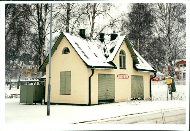 Old fire station in Duvbo. - Vintage Photograph 2558201
