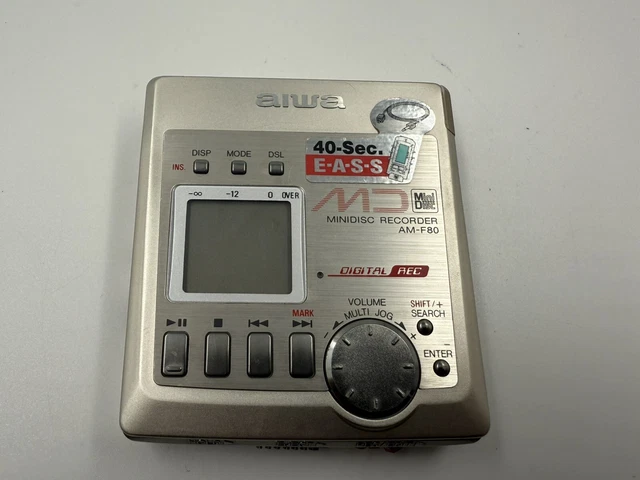 Alter aiwa MINIDISK RECORDER AM F80 in Action 【AIWA】AM-F80