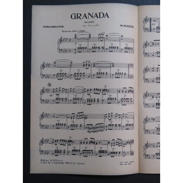 Granada Bolero M. Ruozzo Piano Accordéon 2
