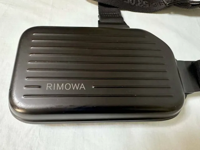 Rimowa Shoulder Bag Sling Clutch Black Used F/S