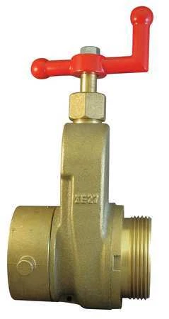 Moon American 734-2521 Hose Gate Valve,2.5In Mxf Nst,Brass