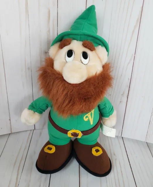 Vintage Vernor’s Ginger Ale Plush Gerome the Gnome Woody Soda Advertising 14"