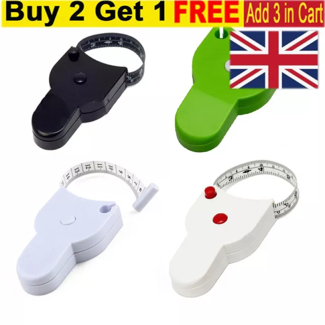 Retractable Body Tape Measure Measuring Ruler Sewing Cloth Tailor Measure UK.