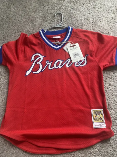 Atlanta Braves Dale Murphy Jersey - Mitchell & Ness Cooperstown -Size L NWT