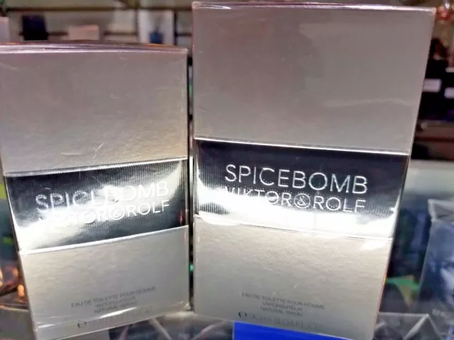 SPICEBOMB by Victor & Rolf 0.24 1.7 3 3.04 oz / 7 50 90 ml NEW IN ORIGINAL BOX