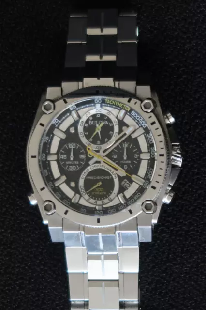 Bulova men's 96b175 precisionist stainless steel watch online