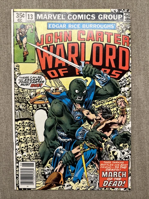 John Carter Warlord of Mars #13 Marvel Comics 1978 Edgar Rice Burroughs