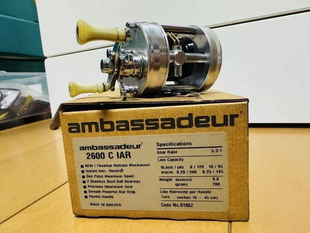 abu 2600C　IAR ABU GARCIA 2600C Iar Ambassador Fishing Reel w/ Box & Accessories