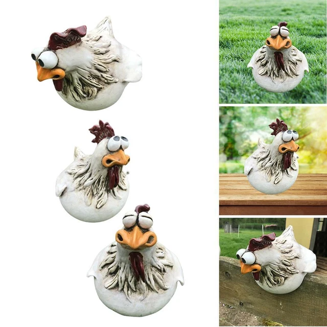 Figurine di gallina del mestiere della statua del giardino del pollo