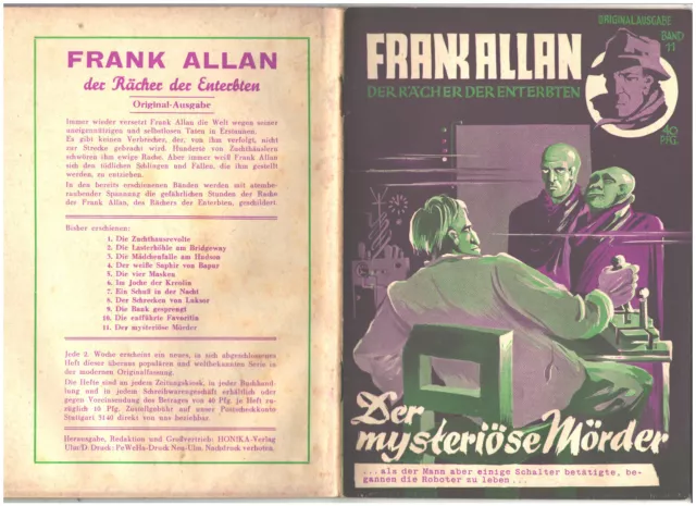 FRANK ALLAN Nr. 11