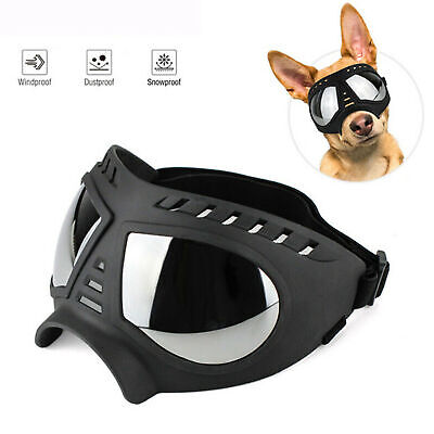 Gafas de sol para mascotas perros protección anti-UV a prueba de viento gafas desgaste para ojos ajustables
