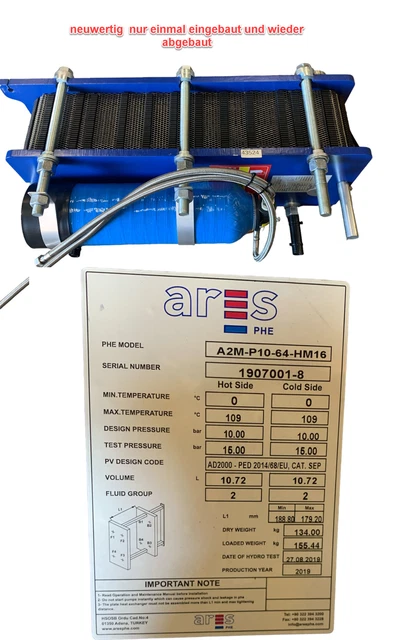 Ares A2M-P10-64-HM16 Scambiatore di Calore