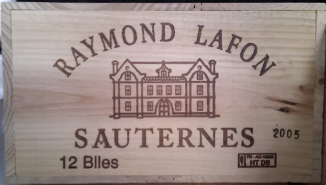 +++ 1 bouteille Château RAYMOND-LAFON 2005 Sauternes 91-94/100 Parker +++